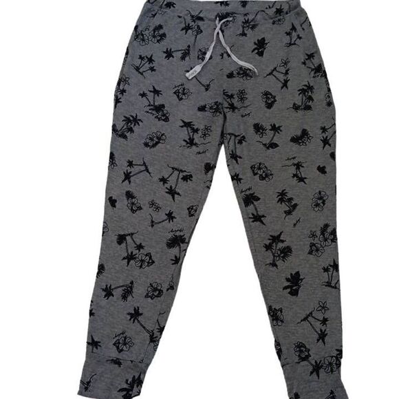 Hurley Joggers, Size Large 
Palm trees & flowers. - Picture 1 of 5